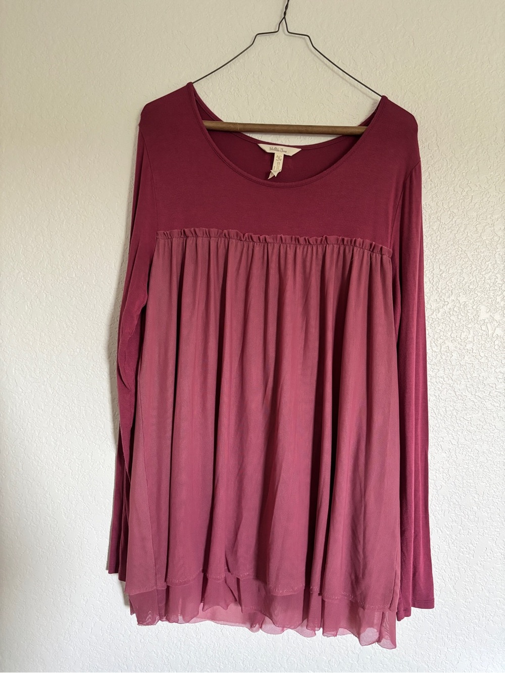 Matilda Jane Ruffle Tunic Top – Size Medium
